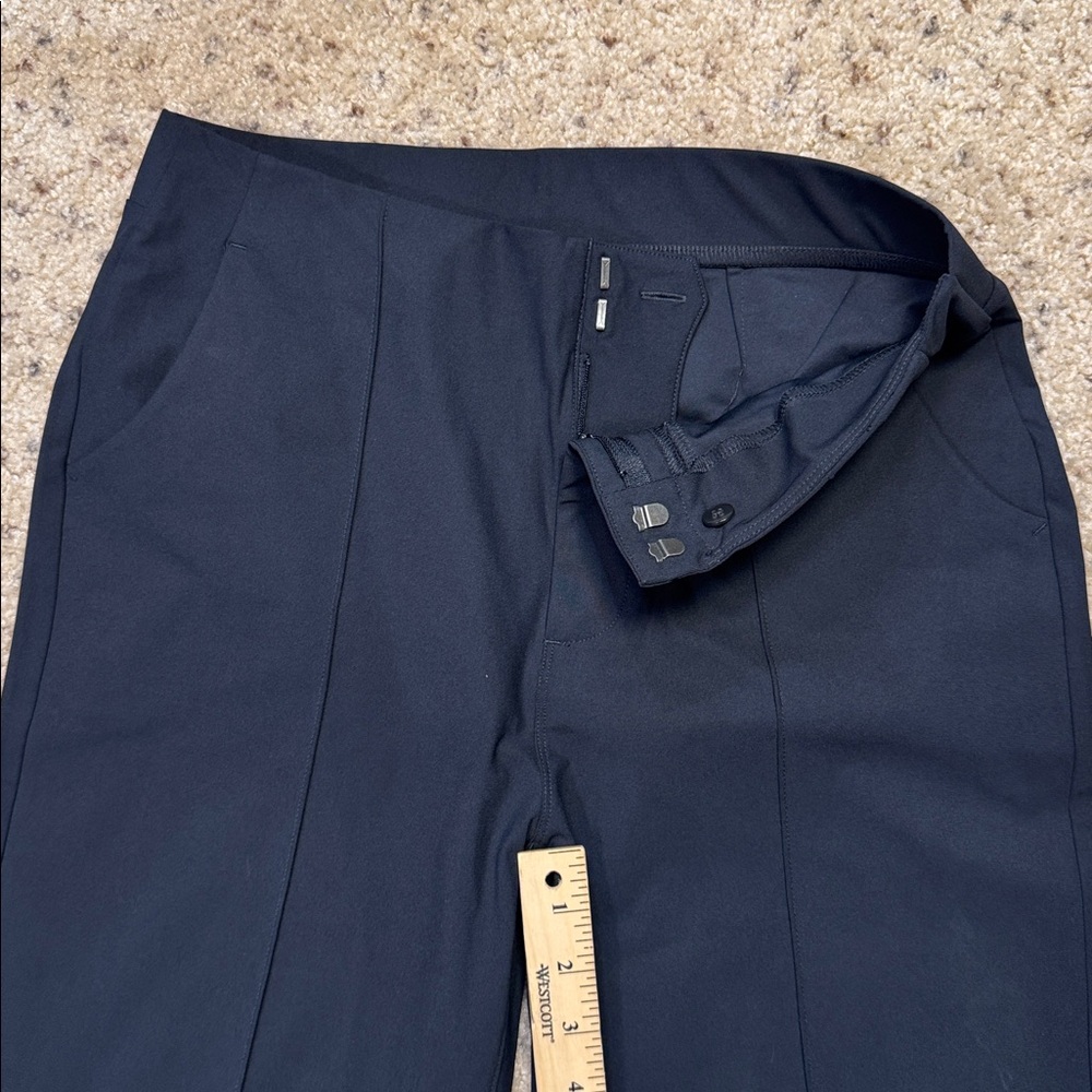 Vuori Blue Medium Wide Leg Meta Trousers - Picture 5 of 7